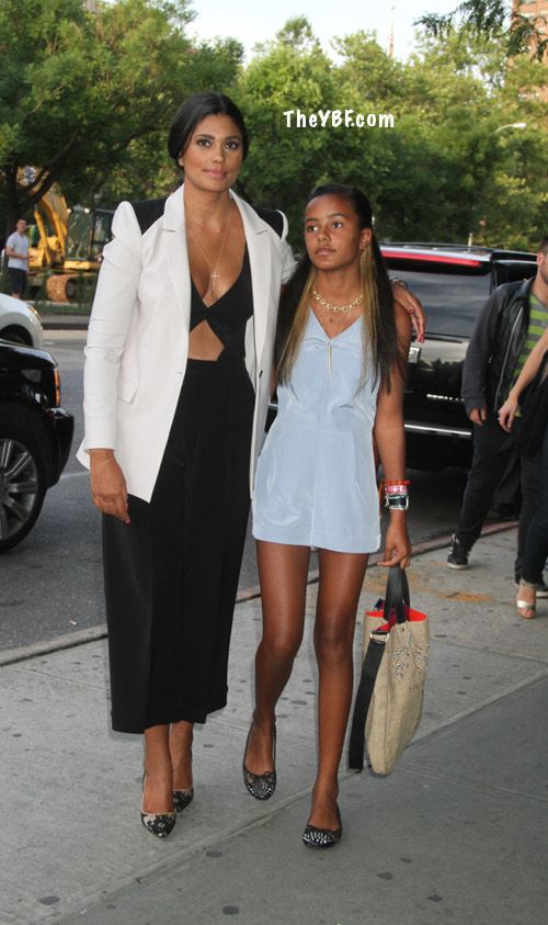 Rachel Roy & Daughter Ava Dash Attend "The Campaign" Screening